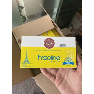 Nước muối biển sâu đơn liều Fysoline VÀNG 5ml - hộp 20 ống; 5 ống