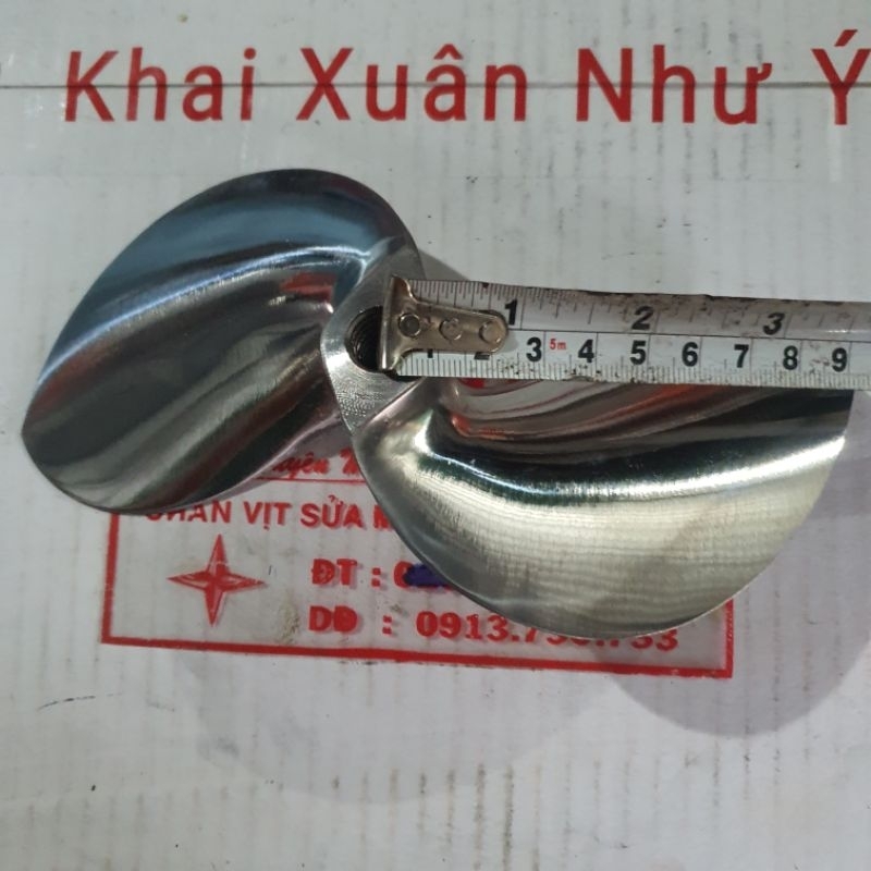 Chân vịt inox 2 cánh thái honda 7.0hp 7.5hp máy trơn loại bóng gương cam kết như hình giá sỉ