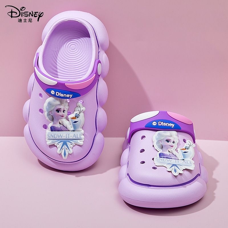 Dép lê elsa đi mùa mưa cho bé gái đi mùa hè 2023