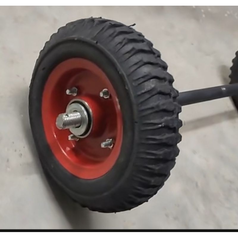 Bánh xe đẩy đường kính 25 cm kèm trục