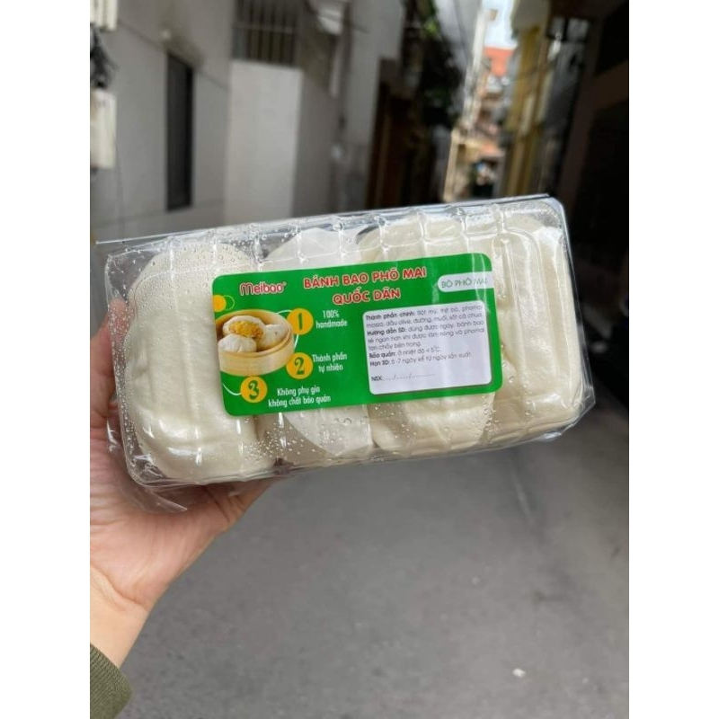 Bánh bao phô mai vị bò,gà,xúc xích - ship Hà Nội sỉ ib