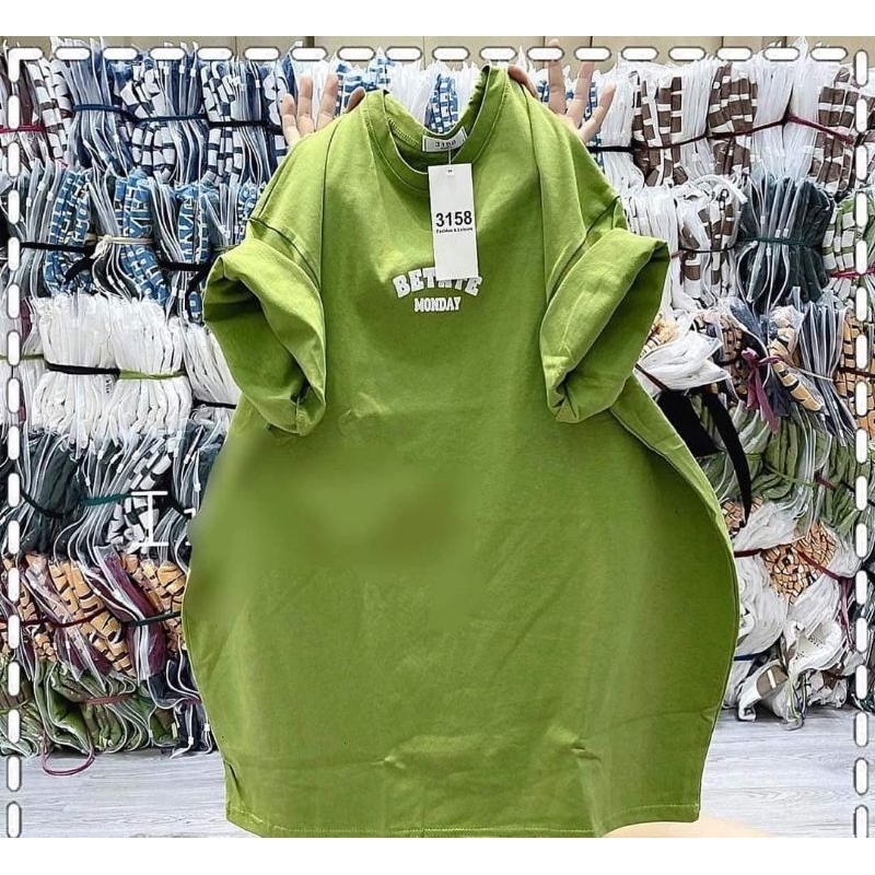 Áo phông nam nữ in hình MONDAY mã 3158