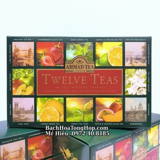 [Hỏa Tốc] Trà Ahmad Tea hoa quả 12 vị