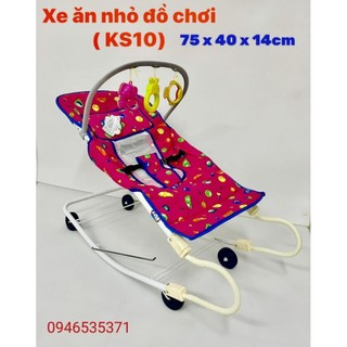 (Có đồ chơi) Xe nằm nhún ăn bột Hoàng Thành KS10