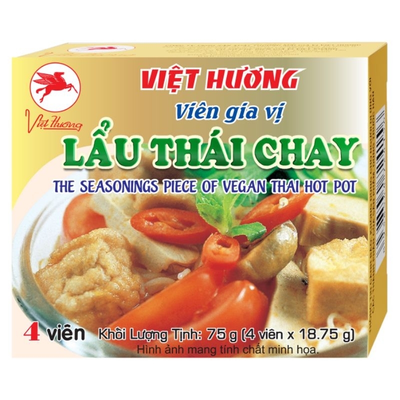 1 hộp lẩu thái chay việt hương 74g