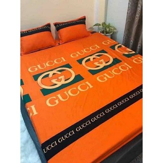[SALES] SET 3 MÓN GA (DRAP) + GỐI POLY COTTON TRƠN 1M6, 1M8