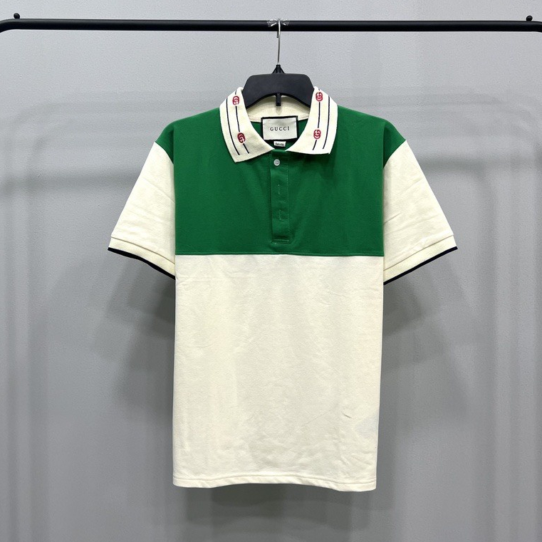 ẢNH THẬT - Áo Polo Gucci Embroidered VNXK - ÁO PHÔNG CÓ CỔ NAM NỮ HÀNG XUẤT DƯ FULLTAG