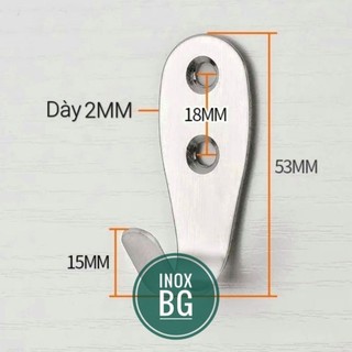 Móc Treo Inox Tròn Nhỏ Dày 2MM Bắt tường, Móc Treo Đồ Đa Năng, Tiện Dụng Khắp Treo Đồ Dùng Cá Nhân