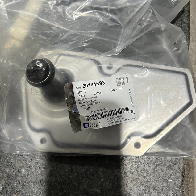 Lọc dầu hộp số tự động Vinfast Fadil 25194693 chính hãng GM