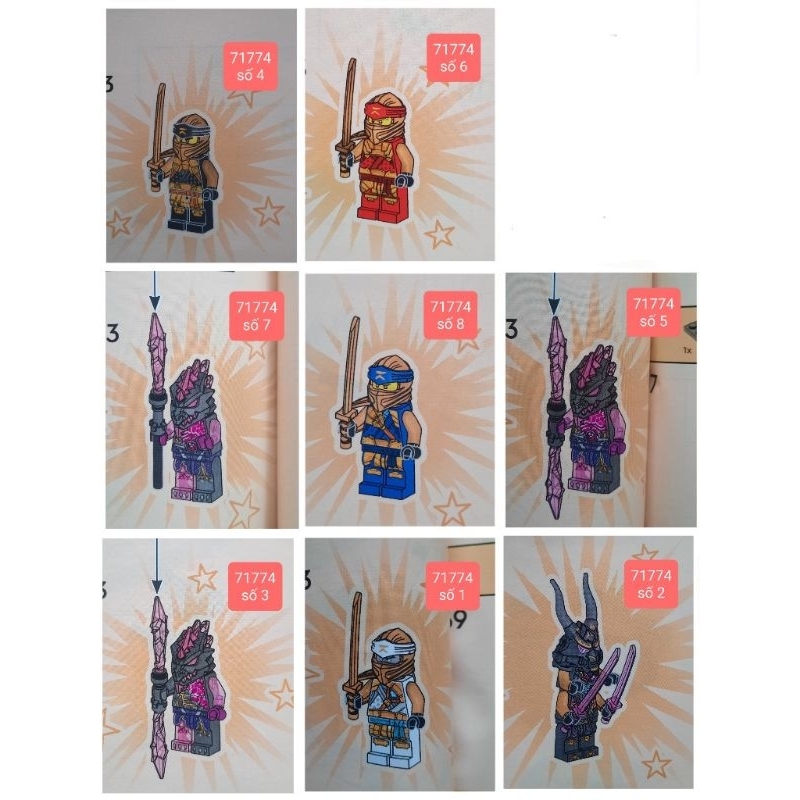 Xếp hình lego nhân vật set 71774