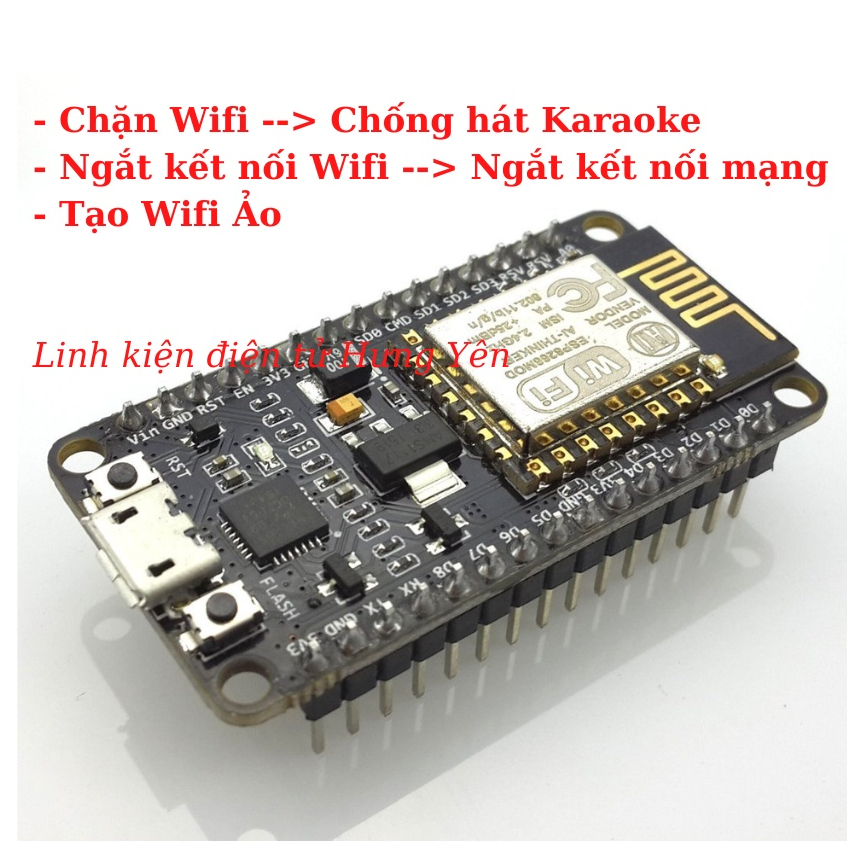 Bộ phá sóng wifi -Tạo Wifi ảo - Chống hát karaoke