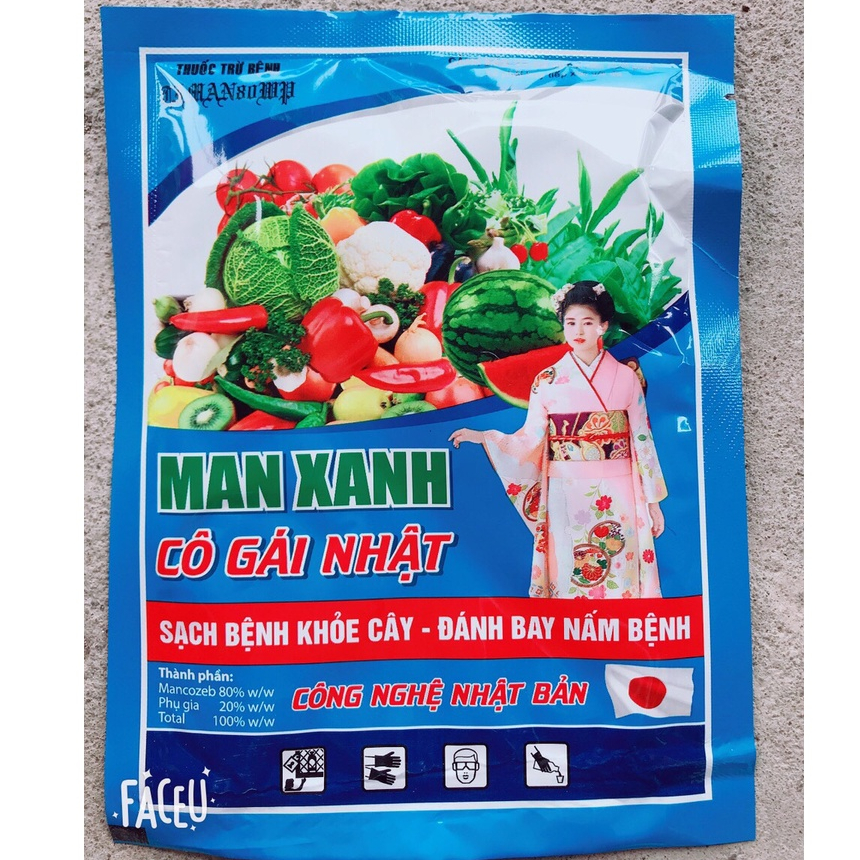 Thuốc Trừ Bệnh Man Xanh - Cô Gái Nhật Sạch bệnh khỏe cây, đánh bay nấm bệnh Công nghệ Nhật Bản