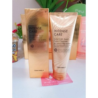 [Date mới]Sữa rửa mặt vàng 24k ốc sên TonyMoly Gold 24k Snail Foam Cleanser Intense Care