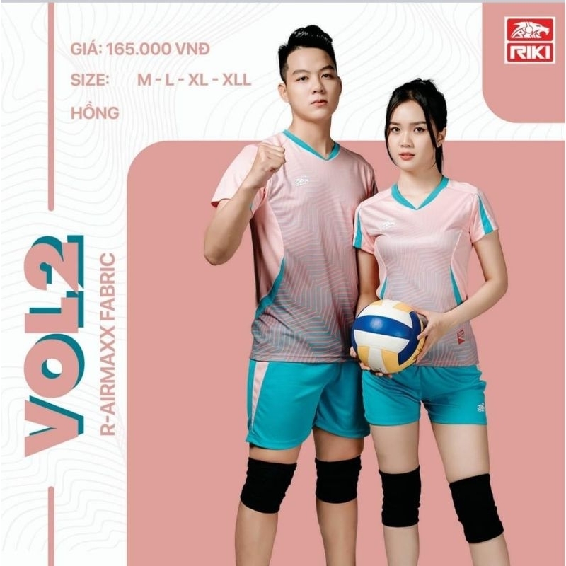 Quần Áo Bóng Chuyền Nam Nữ RiKi VOL2 Cao Cấp