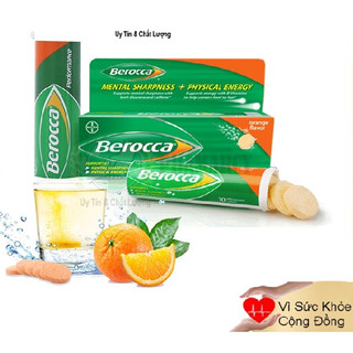 Tuýp 10 viên sủi Bayer Berocca Peformance / Berroca / Beroca viên sủi