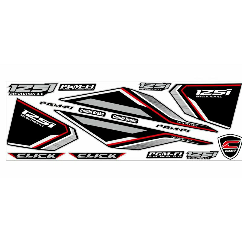 Tem rời dán xe click 125i 2015