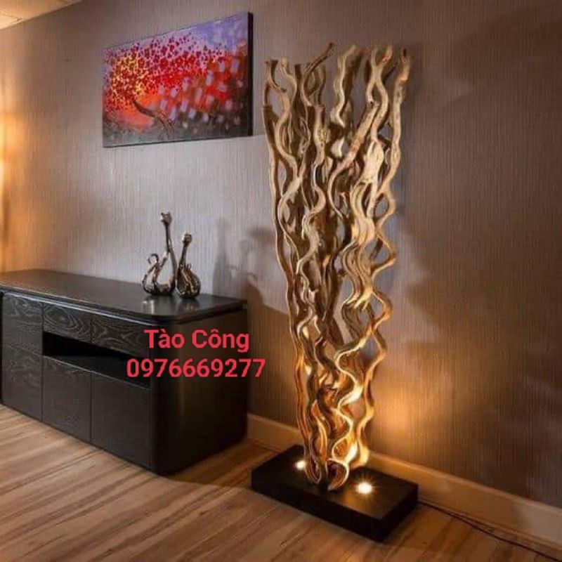Dây rừng xoắn tự nhiên decor trang trí thẳng 1,2m