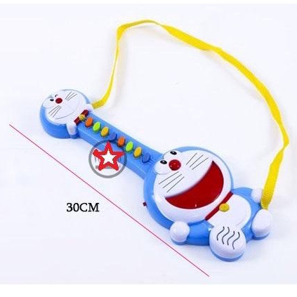 Đàn piano Doraemon 8 phím dễ thương, đồ chơi phát nhạc guitar thông minh cảm thụ âm nhạc tốt.