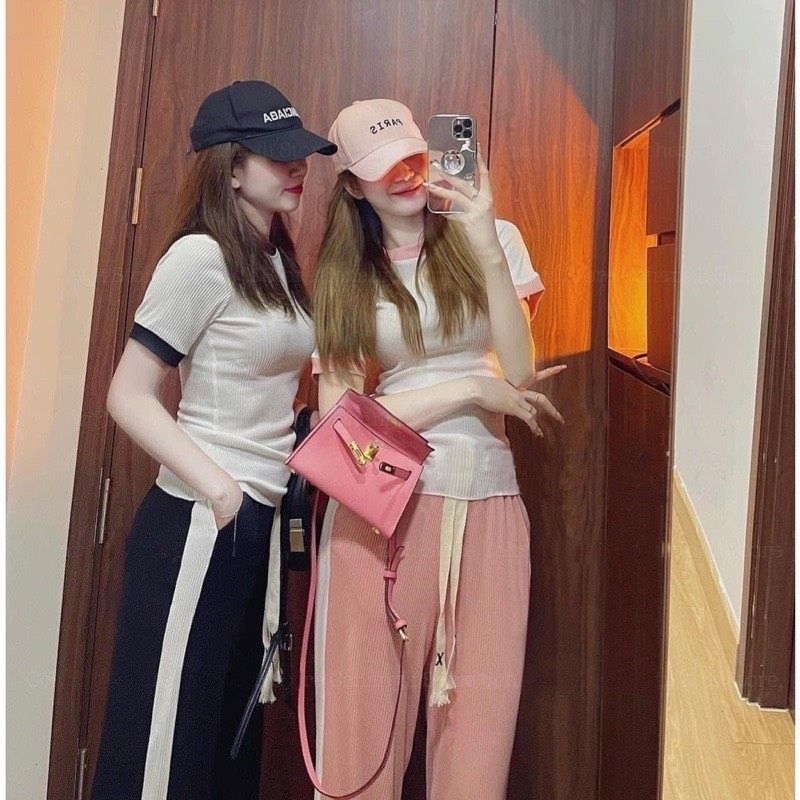 SET BỘ ÁO QUẦN DÀI ỐNG RỘNG THỂ THAO MPB Thiết kế phối viền, sọc trẻ trung năng động,Chất Thun Gân Dày Dặn Co Giãn Tốt.