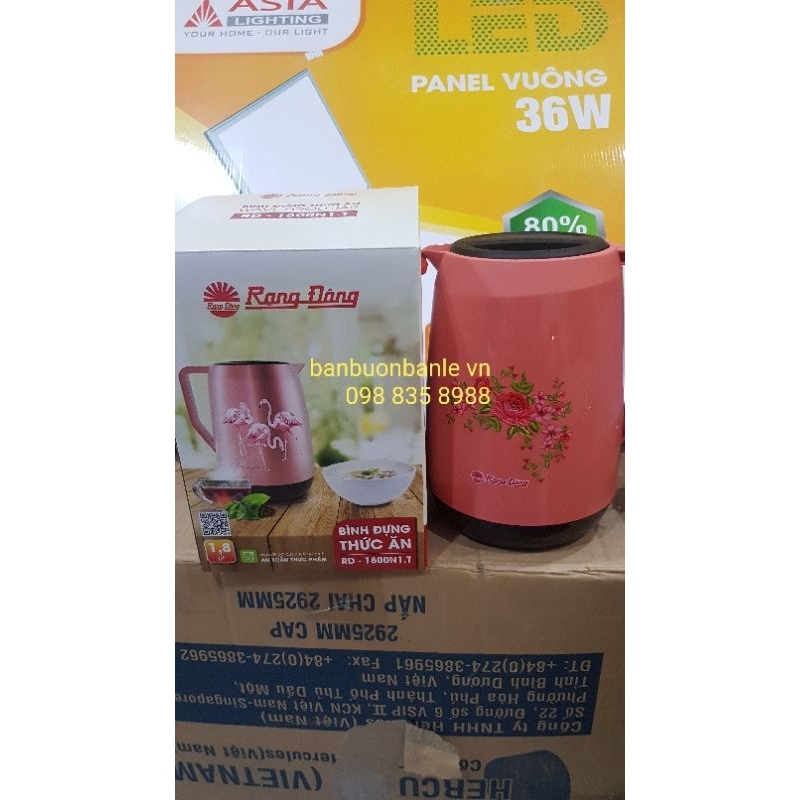 Bình ủ thảo mộc giữ nhiệt 1,8 L Rạng Đông . Model 1800 N1