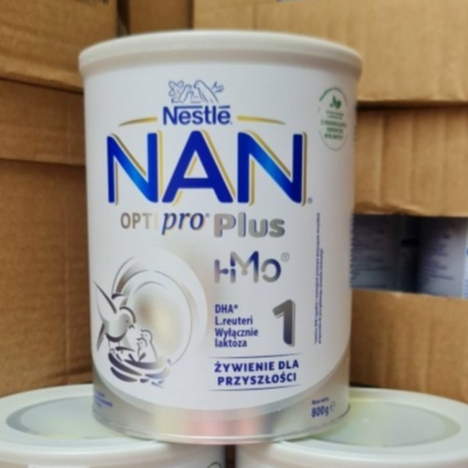 Sữa NAN Optipro Plus HM-O SỐ 1 2 3 800g của Hà Lan