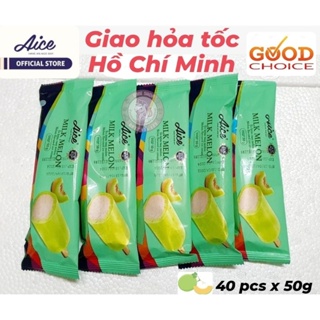 Kem Dưa Lưới Aice Milk Melon - Singapore 50g hỏa tốc HCM