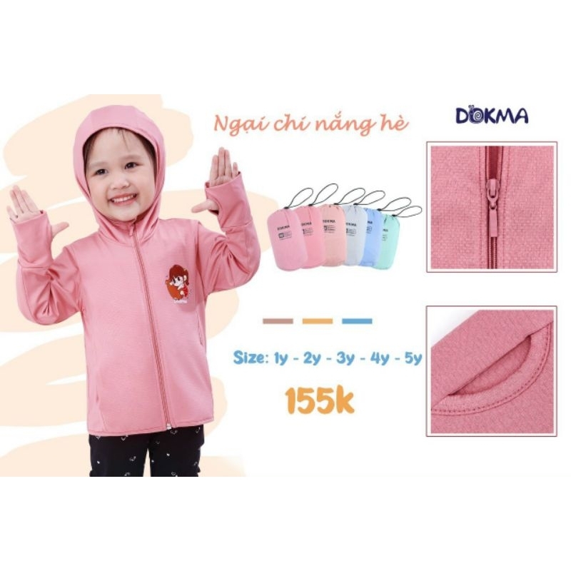 Áo khoác chống nắng Dokma (1-10 tuổi)