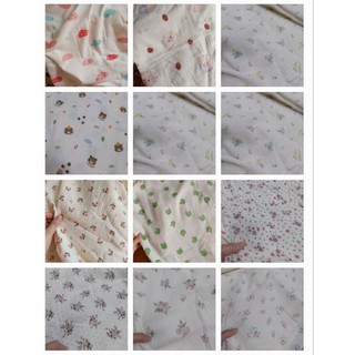Vải xô muslin hình 2 lớp khổ 1m4