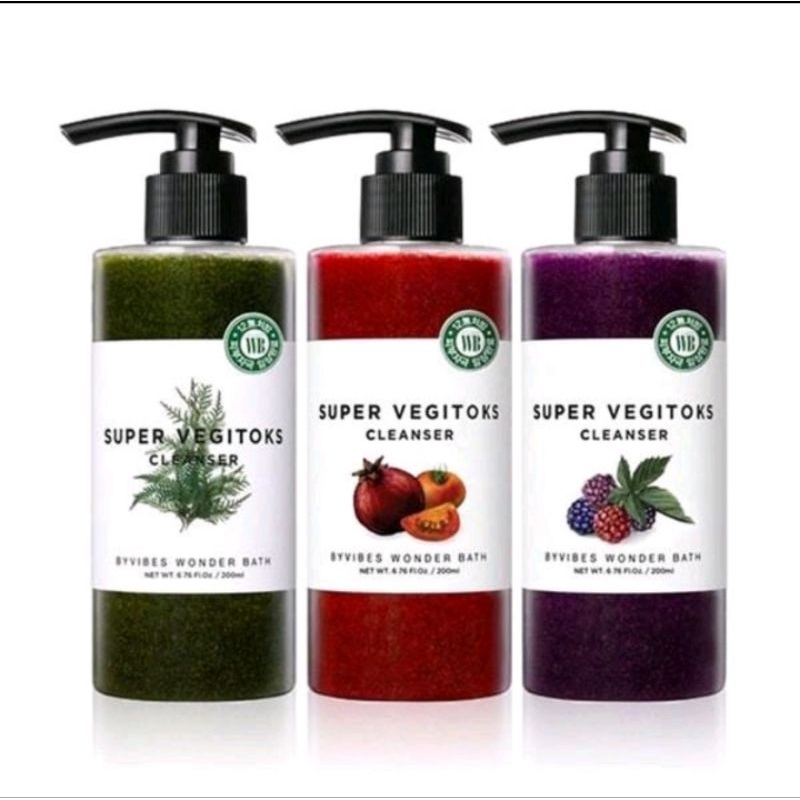 Sữa rửa mặt rau củ Super Vegitoks 300ml