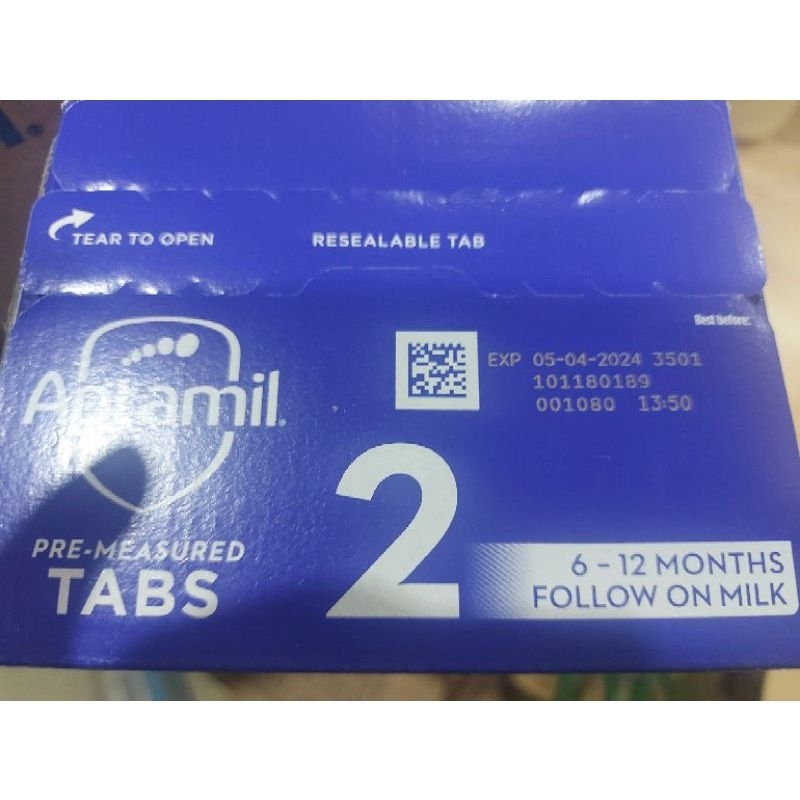 Sữa Aptamil Anh Dạng 5 Viên Thanh Số 1, Số 2, Số 3