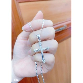 Dây chuyền thánh giá bạc ta