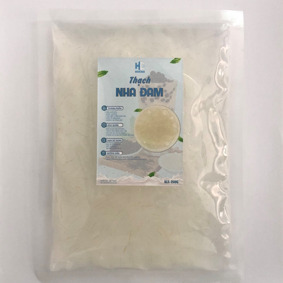 Thạch nha đam gói 250g, hạt có độ giòn ngọt thơm và đều miếng - ảnh sản phẩm 2