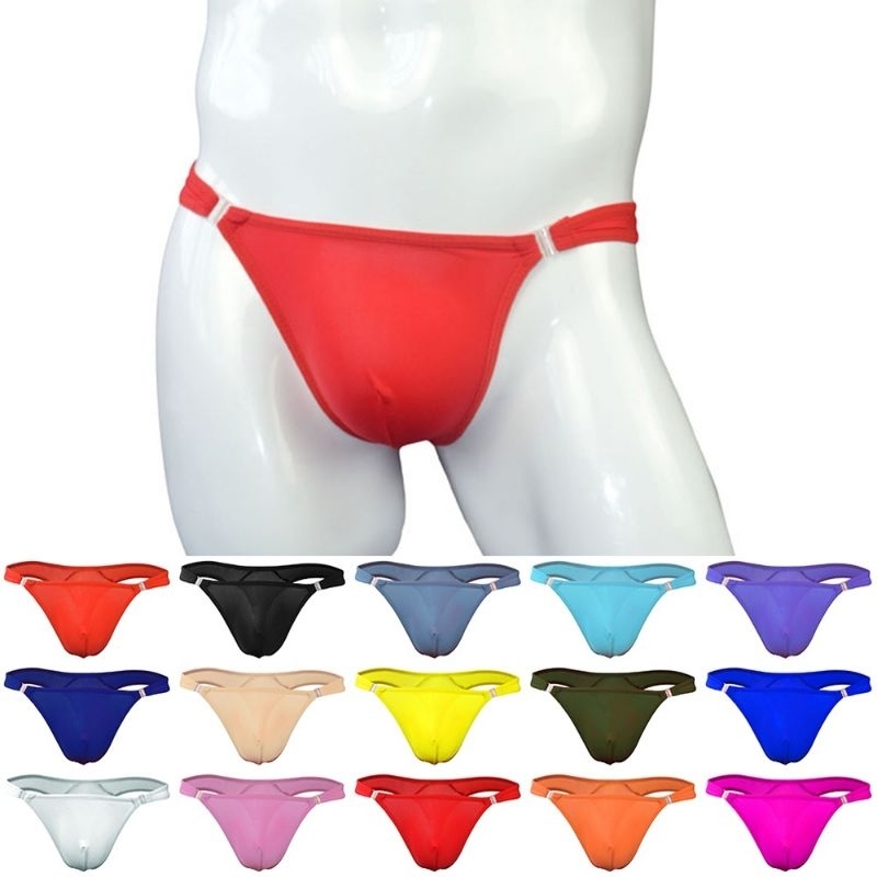 Quần lót nam lọt khe thun màu hồng và đỏ size M/L