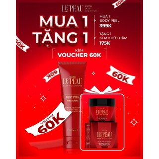 Body Peel Le'peau ⚡ Freeship ⚡peel da cơ thể 7 ngày sáng mịn.