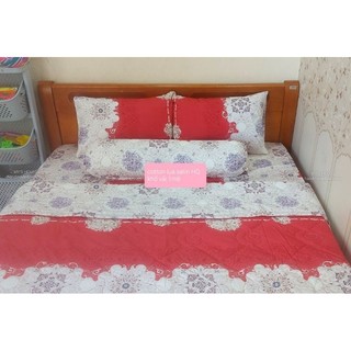 CHĂN GA GỐI vải cotton lụa satin Hàn Quốc 100%