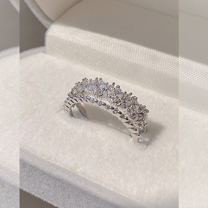 Nhẫn đá 2 lớp sang chảnh NHAN16