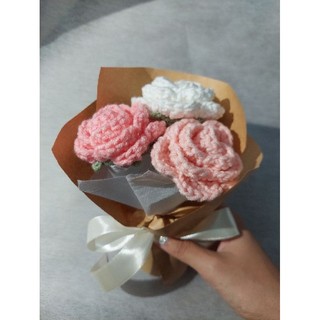 Bó hoa len handmade size mini | ib chọn màu