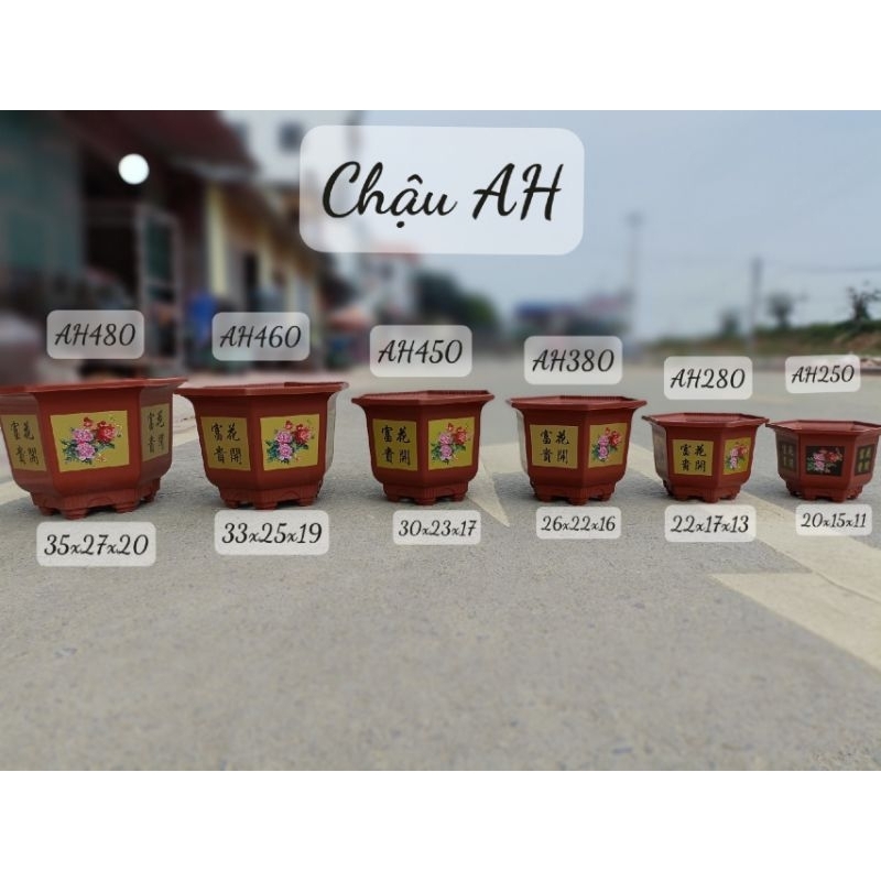 Chậu nhựa AH hàng Trung Quốc (AH250, AH280, AH380)