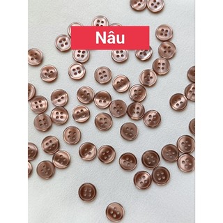 20 NÚT SƠ MI 4 LỖ ÁNH XÀ CỪ SIZE 1CM