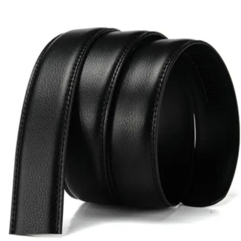 Thắt lưng, dây nịt,Dây da bò thay thế thắt lưng nam da thật sang trọng răng nhựa cao cấp dùng cho khóa tự động bản 3.5cm