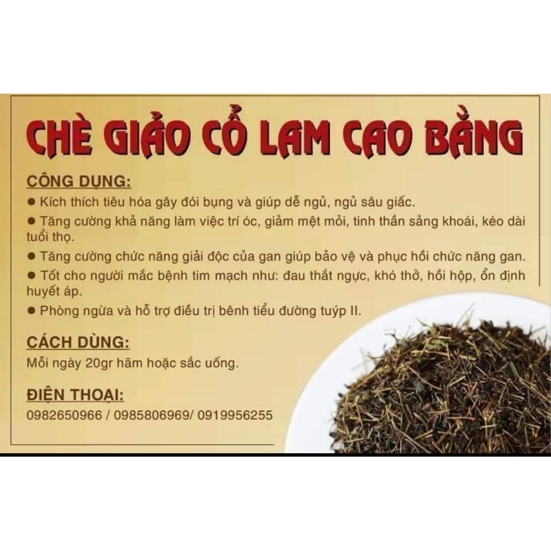 TRÀ GIẢO CỔ LAM CAO BẰNG