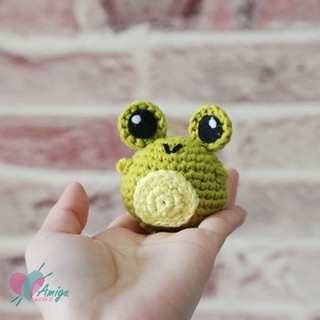 Móc khóa ếch xanh handmade