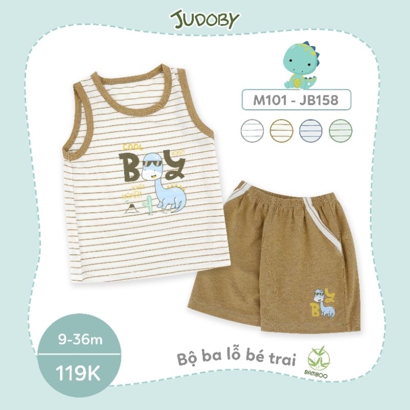 Bộ sát nách/ ba lỗ bé trai Judoby  9-36M JB158