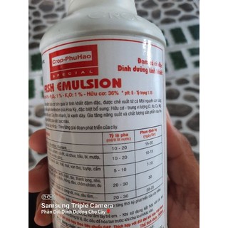 Phân Đạm Cá Hữu Cơ Fish Emulsion