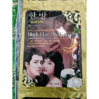 5 gói Gội là đen nhân sâm thảo dược gói 30ml