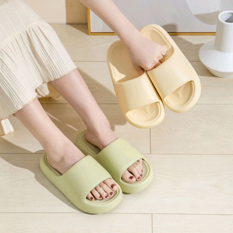 Dép bánh mì LEAP nữ , dép nam nữ quai ngang siêu nhẹ