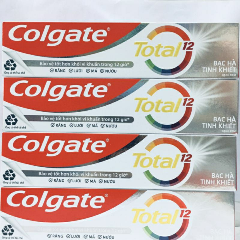 Kem đánh răng Colgate Total bạc hà tinh khiết 170g