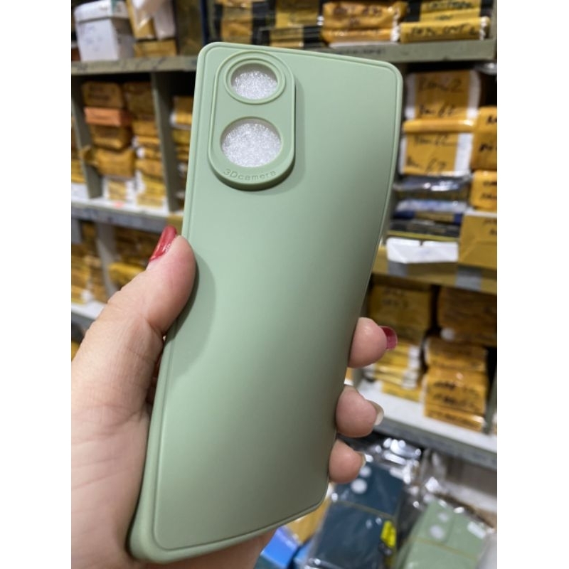 Ốp lưng Oppo Reno 8T 5G dẻo màu có bảo vệ camera