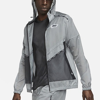 [HÀNG_CHÍNH_HÃNG] ÁO KHOÁC NKE REPEL WILD RUN WINDRUNNR GRAPHIC RUNNNG JACKET - GREY