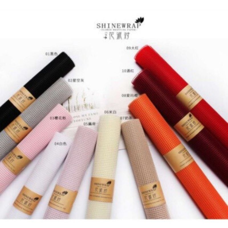 LƯỚI BÓ HOA .lưới ô vuông .lưới bó hoa Hàn Quốc